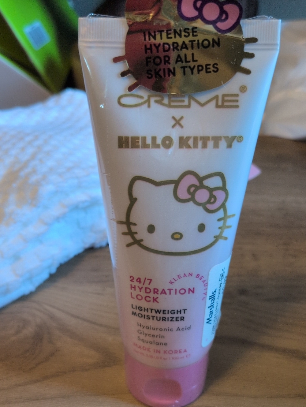 Hello Kitty Pink & Gold Kids Lightweight Moisturizer Made In Korea